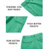 imageTACVASEN Mens Cargo Short 6 Pockets Comfortable Twill Cotton Elastic Waist Causal Work ShortsMint Green
