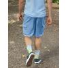 imageTACVASEN Mens Cargo Short 6 Pockets Comfortable Twill Cotton Elastic Waist Causal Work ShortsSky Blue