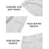 imageTACVASEN Mens Cargo Short 6 Pockets Comfortable Twill Cotton Elastic Waist Causal Work ShortsWhite