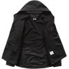 imageTACVASEN Mens Classic Fleece Liner Hooded Outwear Softshell Tactical Jacket Black