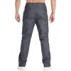 imageTACVASEN Mens Cotton Cargo Long Pants 9 Pockets Elastic Waist Military Work Hiking Outdoor PantsNo BeltGrey