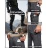 imageTACVASEN Mens Hiking Pants Waterproof Ripstop Lightweight Breathable Stretch Work Tactical Outdoor Pants with 8 PocketsDark Grey