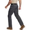 imageTACVASEN Mens Hiking Pants Waterproof Ripstop Lightweight Breathable Stretch Work Tactical Outdoor Pants with 8 PocketsDark Grey