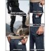 imageTACVASEN Mens Hiking Pants Waterproof Ripstop Lightweight Breathable Stretch Work Tactical Outdoor Pants with 8 PocketsNavy