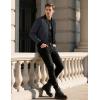 imageTACVASEN Mens Lightweight Jacket Spring Bomber Fall Windbreaker Casual Stylish Coats with Pockets01 Black