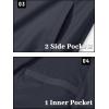 imageTACVASEN Mens Lightweight Jacket Spring Bomber Fall Windbreaker Casual Stylish Coats with Pockets03 Dark Grey