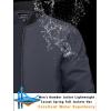 imageTACVASEN Mens Lightweight Jacket Spring Bomber Fall Windbreaker Casual Stylish Coats with Pockets03 Dark Grey