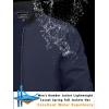 imageTACVASEN Mens Lightweight Jacket Spring Bomber Fall Windbreaker Casual Stylish Coats with Pockets04 Navy