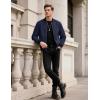 imageTACVASEN Mens Lightweight Jacket Spring Bomber Fall Windbreaker Casual Stylish Coats with Pockets04 Navy