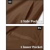 imageTACVASEN Mens Lightweight Jacket Spring Bomber Fall Windbreaker Casual Stylish Coats with Pockets05 Brown