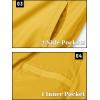 imageTACVASEN Mens Lightweight Jacket Spring Bomber Fall Windbreaker Casual Stylish Coats with Pockets06 Tyellow