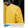 imageTACVASEN Mens Lightweight Jacket Spring Bomber Fall Windbreaker Casual Stylish Coats with Pockets06 Tyellow