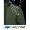 imageTACVASEN Mens Lightweight Jacket Spring Bomber Fall Windbreaker Casual Stylish Coats with Pockets07 Army Green