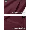 imageTACVASEN Mens Lightweight Jacket Spring Bomber Fall Windbreaker Casual Stylish Coats with Pockets08 Wine Red