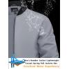 imageTACVASEN Mens Lightweight Jacket Spring Bomber Fall Windbreaker Casual Stylish Coats with Pockets09 Light Grey