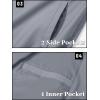imageTACVASEN Mens Lightweight Jacket Spring Bomber Fall Windbreaker Casual Stylish Coats with Pockets09 Light Grey