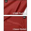 imageTACVASEN Mens Lightweight Jacket Spring Bomber Fall Windbreaker Casual Stylish Coats with Pockets10 Orange Red