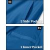 imageTACVASEN Mens Lightweight Jacket Spring Bomber Fall Windbreaker Casual Stylish Coats with Pockets11 Blue Green