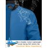 imageTACVASEN Mens Lightweight Jacket Spring Bomber Fall Windbreaker Casual Stylish Coats with Pockets11 Blue Green