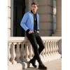 imageTACVASEN Mens Lightweight Jacket Spring Bomber Fall Windbreaker Casual Stylish Coats with Pockets12 Light Blue