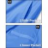 imageTACVASEN Mens Lightweight Jacket Spring Bomber Fall Windbreaker Casual Stylish Coats with Pockets12 Light Blue