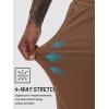 imageTACVASEN Mens Warm Sweatpants Winter Fleece Lined Water Resistant Pants Straight Leg with Zipper Pockets for RunningBrown