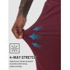 imageTACVASEN Mens Warm Sweatpants Winter Fleece Lined Water Resistant Pants Straight Leg with Zipper Pockets for RunningBurgundy