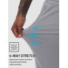 imageTACVASEN Mens Warm Sweatpants Winter Fleece Lined Water Resistant Pants Straight Leg with Zipper Pockets for RunningLight Gray