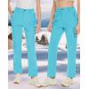 imageTACVASEN Women Snow Pants Windproof Insulated Outdoor Fleece Hiking Pants Water Resistant Winter Softshell Snowboard Pants Ice Blue
