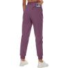 imageTACVASEN Womens Athletic Pants Lightweight Running Active Hiking Sportswear Pant Outdoor Sports Gym Sweatpants Purple Red