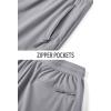 imageTACVASEN Womens Athletic Pants Stretchy Activewear Running Comfortable Light Grey 2XL