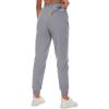 imageTACVASEN Womens Athletic Pants Stretchy Activewear Running Comfortable Light Grey 2XL