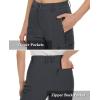 imageTACVASEN Womens Cold Weather Hiking Pants Windproof Softshell Insulated Winter Snow Pants Fleece Lined Ski Mountain Pants Dark Grey