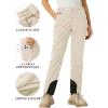 imageTACVASEN Womens Hiking Pants Fleece Lined Winter Snow Ski Pants Water Resistant Insulated Pants ScratchResistantBeige