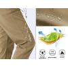 imageTACVASEN Womens Hiking Pants Fleece Lined Winter Snow Ski Pants Water Resistant Insulated Pants ScratchResistantKhaki