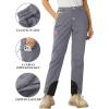 imageTACVASEN Womens Hiking Pants Fleece Lined Winter Snow Ski Pants Water Resistant Insulated Pants ScratchResistantLight Grey