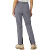 imageTACVASEN Womens Hiking Pants Fleece Lined Winter Snow Ski Pants Water Resistant Insulated Pants ScratchResistantLight Grey