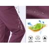 imageTACVASEN Womens Hiking Pants Fleece Lined Winter Snow Ski Pants Water Resistant Insulated Pants ScratchResistantPurple Red