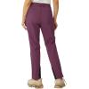 imageTACVASEN Womens Hiking Pants Fleece Lined Winter Snow Ski Pants Water Resistant Insulated Pants ScratchResistantPurple Red