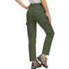 imageTACVASEN Womens Hiking Pants Warm Fleece Water Resistant Windproof Snow Ski Pants Army Green XL