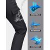 imageTACVASEN Womens Hiking Pants Warm Fleece Water Resistant Windproof Snow Ski Pants Black L