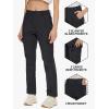 imageTACVASEN Womens Hiking Pants Warm Fleece Water Resistant Windproof Snow Ski Pants Black L
