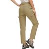 imageTACVASEN Womens Outdoor Fleece Lined Hiking Pants Windproof Snow Pants Work Pants Khaki S