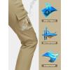 imageTACVASEN Womens Outdoor Fleece Lined Hiking Pants Windproof Snow Pants Work Pants Khaki S