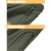 imageTACVASEN Womens PantsSkiing Hiking Thick Fleece Lining Softshell Pants Army Green 32