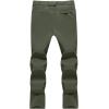 imageTACVASEN Womens PantsSkiing Hiking Thick Fleece Lining Softshell Pants Army Green 32