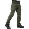 imageTACVASEN Mens Cargo Work Pants Construction Tactical Water Resistant Lightweight Outdoor Hiking Pants with 9 PocketsGreen