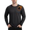 imageTACVASEN Mens Thermal Shirt Long Sleeve Fleece Lined Base Layer Lightweight Athletic Undershirt Winter Tops Workout01 Black