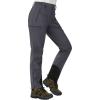 imageTACVASEN Womens Hiking Pants Fleece Lined Winter Snow Ski Pants Water Resistant Insulated Pants ScratchResistantDark Grey