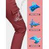 imageTACVASEN Womens Hiking Snow Pants Water Repellent Ski Snowboard Soft Shell Pants Dark Orange XXL